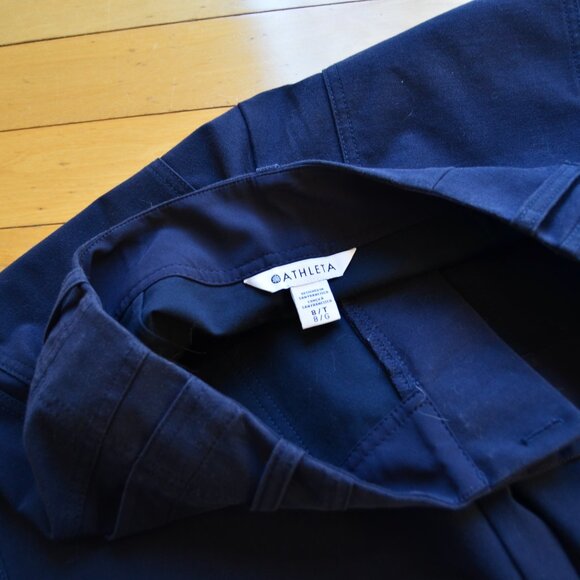 Athleta - Skyline High Rise Barrel Leg Pant Navy Blue Size 8 - Picture 10 of 14